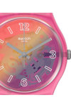 SWATCH Gents Orange Disco Fever Pink Silicone Strap