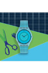 SWATCH X Supriya Lele Sari Madras Ligh Blue Silicone Strap