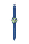 SWATCH Gents Green Anatomy Blue Silicone Strap