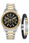 TRUSSARDI Τ-Hawk Chronograph Two Tone Stainless Steel Bracelet