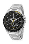 MASERATI Traguardo Chronograph Silver Stainless Steel Bracelet