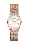 ROSEFIELD Oval Rose Gold Stainless Steel Bracelet