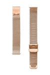 ROSEFIELD Oval Rose Gold Stainless Steel Bracelet