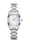 LONGINES Conquest Diamonds Sliver Stainless Steel Bracelet