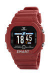 MAREA Smartwatch Red Rubber Strap