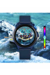 MAREA Smartwatch Blue Rubber Strap