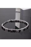 SECTOR Stainless Steel Bracelet with Enamel and Zircon