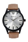 SEASONTIME Gents Brown Leather Strap