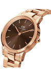 DANIEL WELLINGTON Iconic Link Amber Rose Gold Stainless Steel Bracelet 32mm