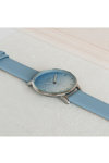 OOZOO Timepieces Light Blue Leather Strap