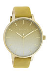 OOZOO Timepieces Yellow Leather Strap