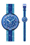 FLIK FLAK Shine In Blue Two Tone Recycled Pet Strap