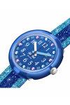 FLIK FLAK Shine In Blue Two Tone Recycled Pet Strap