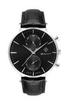 GANT Park Hill II Black Leather Strap