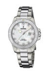 FESTINA Nacre Boyfriend Crystals Silver Stainless Steel Bracelet