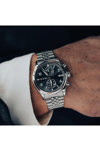 LEDOM Pilot Silver Stainless Steel Bracelet