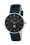 PIERRE CARDIN Belleville Black Leather Strap