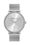 KENNETH COLE Gents Silver Stainless Steel Bracelet