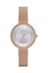 KENNETH COLE Ladies Crystals Rose Gold Stainless Steel Bracelet