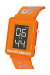 SUPERDRY Sports Chronograph Orange Silicone Strap