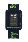 SUPERDRY Sports Chronograph Blue Silicone Strap