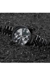 LEDOM Pilot Black Stainless Steel Bracelet