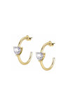 CHIARA FERRAGNI Diamond Heart 18ct Gold Plated Earrings with Zircon