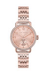 TED BAKER Hannahh Crystals Rose Gold Stainless Steel Bracelet