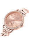 TED BAKER Hannahh Crystals Rose Gold Stainless Steel Bracelet