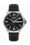 SWISS MILITARY HANOWA Classic Black Leather Strap