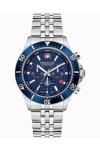 SWISS MILITARY HANOWA Flagship Chronograph Silver Stainless Steel Bracelet