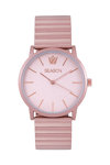 SEASONTIME Ladies Pink Stainless Steel Bracelet