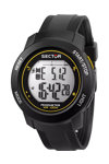 SECTOR EX-37 Chronograph Black Plastic Strap