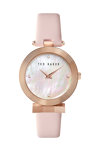 TED BAKER Swarovski Pink Leather Strap