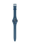 SWATCH Gents Pearlyblue Blue Silicone Strap