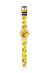 SWATCH Peanuts Pow Wow Yellow Silicone Strap