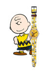 SWATCH Peanuts Pow Wow Yellow Silicone Strap