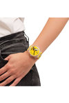 SWATCH Peanuts Pow Wow Yellow Silicone Strap