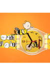 SWATCH Peanuts Pow Wow Yellow Silicone Strap