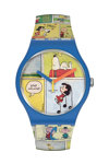 SWATCH Peanuts Smak Multicolor Silicone Strap