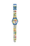 SWATCH Peanuts Smak Multicolor Silicone Strap