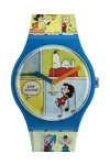 SWATCH Peanuts Smak Multicolor Silicone Strap