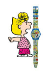 SWATCH Peanuts Smak Multicolor Silicone Strap