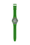 SWATCH Gents Shimmer Green Silicone Strap