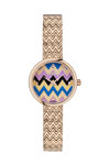 MISSONI Μ1 Rose Gold Stainless Steel Bracelet