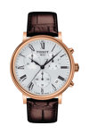 TISSOT T-Classic Carson Chronograph Brown Leather Strap