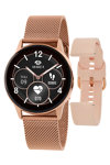 MAREA Smartwatch Rose Gold Stainless Steel Bracelet Gift Set