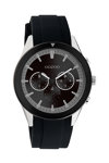 OOZOO Timepieces Black Rubber Strap