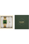 CLUSE La Tetragone Crystals Gold Stainless Steel Bracelet Gift Set