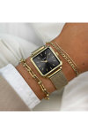 CLUSE La Tetragone Gold Stainless Steel Bracelet